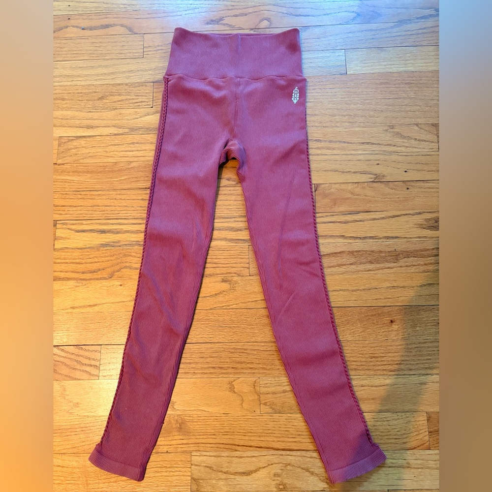 Free People Movement Pants With Braided Side